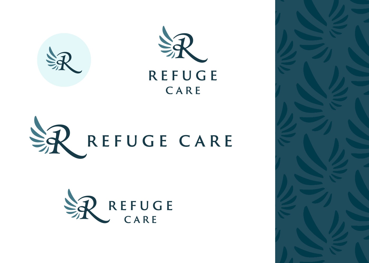 Logo variations for Refuge Care